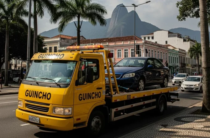 Guincho em Higienópolis em SP